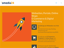 Tablet Screenshot of omedia24.de